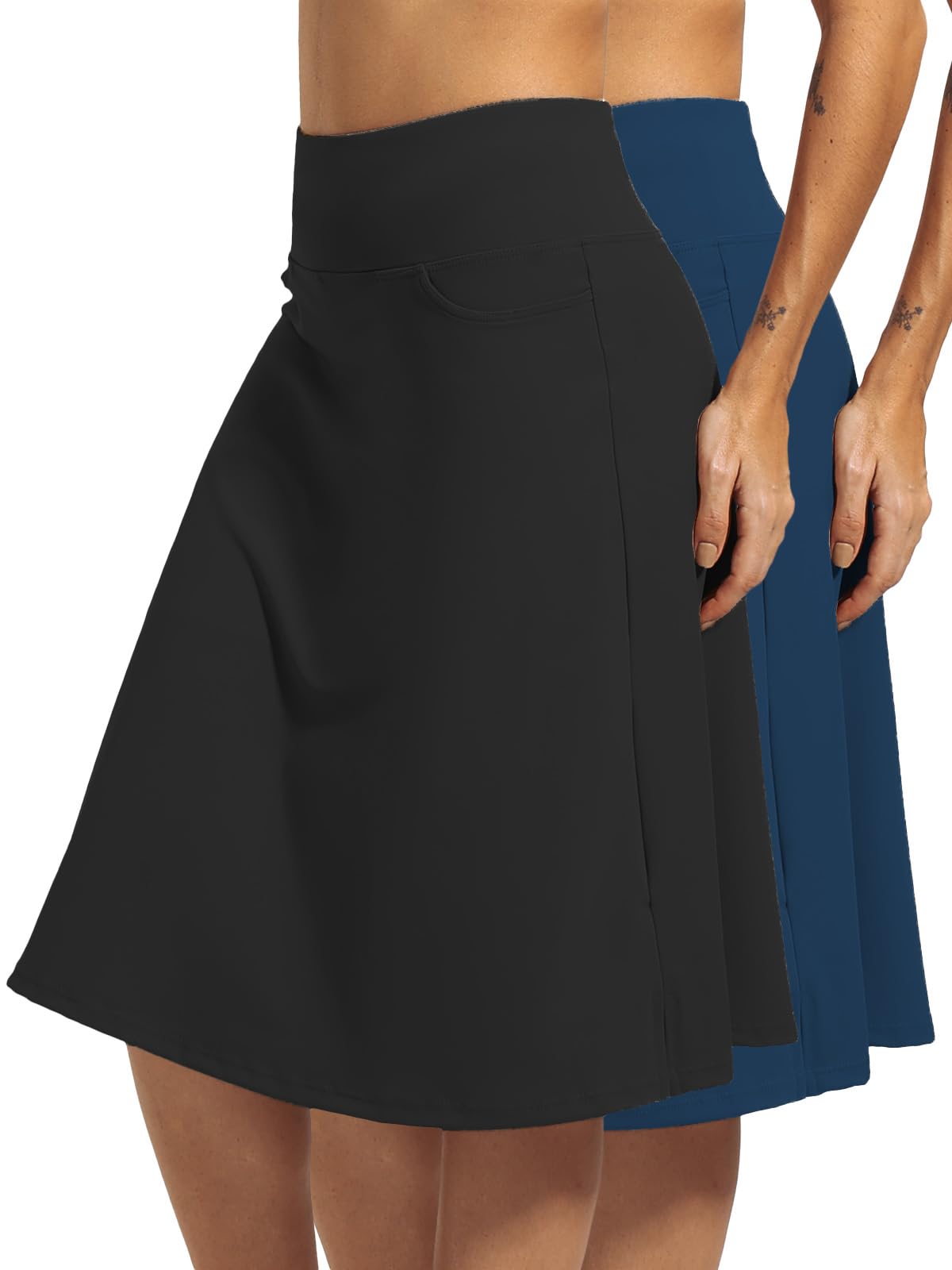 CZRLHYT Damen Skorts for Women with Pockets Skort (1er Pack)