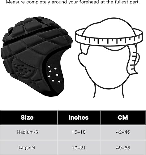 Miniatura 5 de Casco de hockey acolchado suave 7v7 Soft Shell Protector de cabeza Fútbol Rugby Fútbol