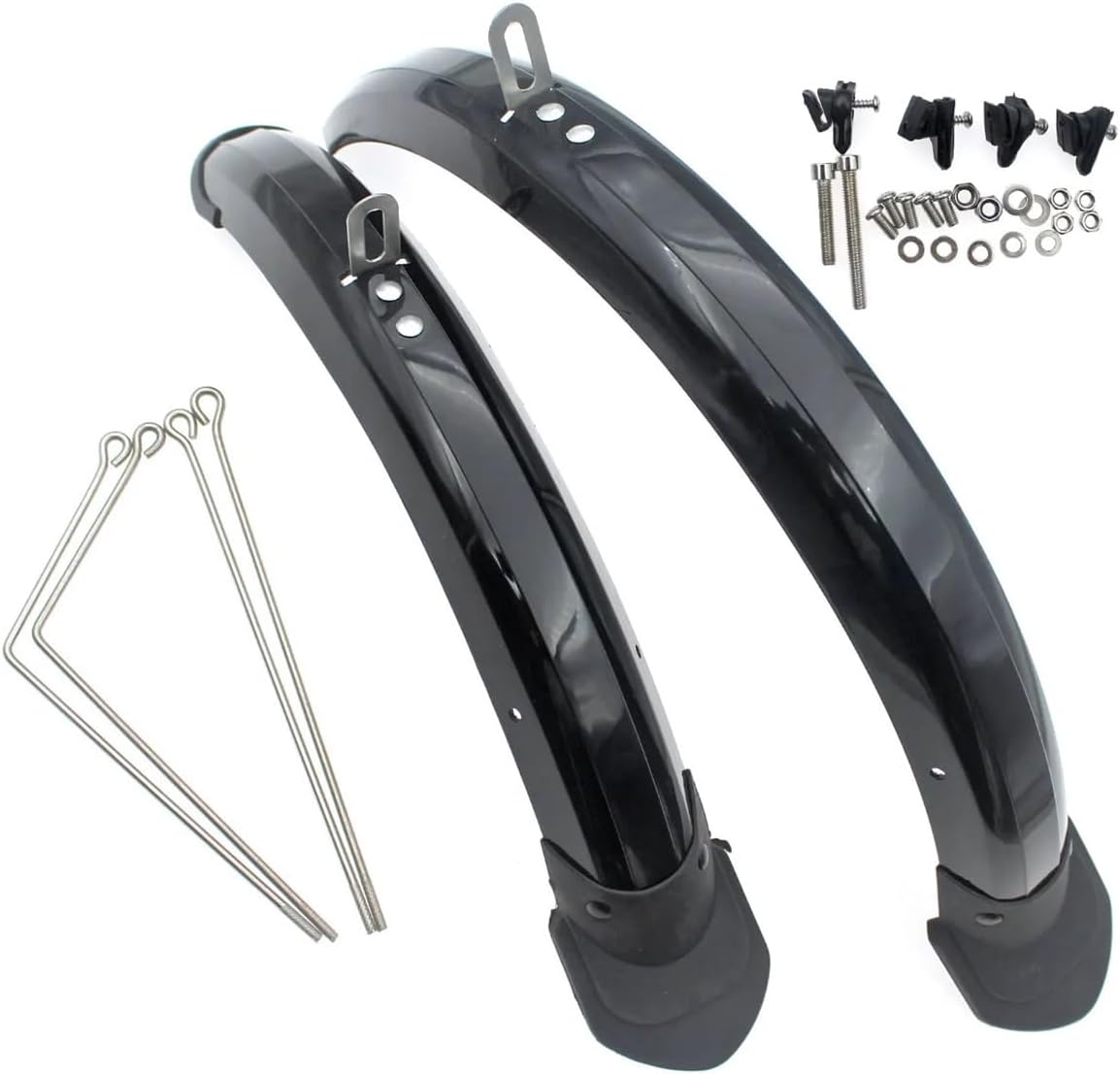 Motorbike Splash Mudguard Plastic Folding Bicycle Mudguard for V/Disc Brake for 14/16/20 Inch Bike Front Rear Mud Guard Wing A12A192