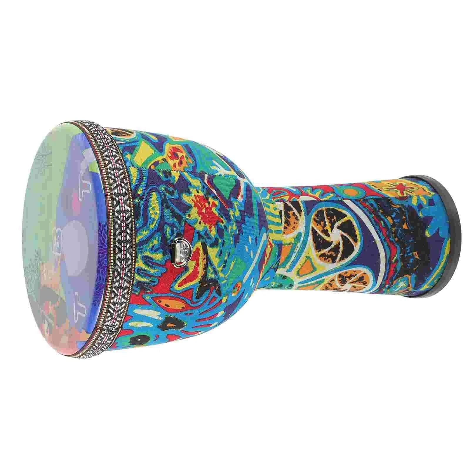 Djembe Africano Per Principianti, Tamburo A Percussione, Modello Dipinto, Strumento A Tamburo A Mano Strumento a Tamburo Africano