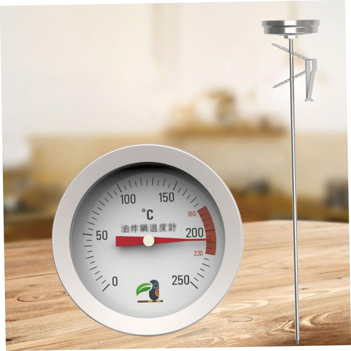 Stainless Steel Candy Thermometer for Sugar Syrup, Oil, Jam