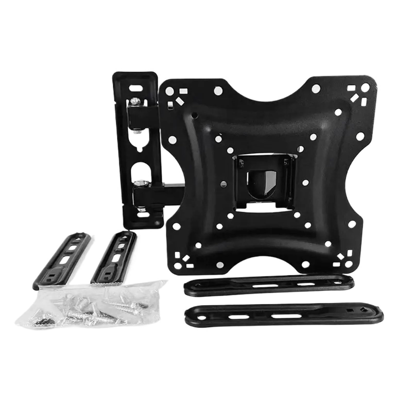 Supporto da parete per TV LCD LED da 19 a 55 pollici, regolabile, supporto da parete per TV a braccio lungo, supporto da parete per TV Max VESA 400 x 400 mm (14 a 42 pollici)