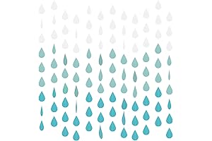 24 Delightful Raindrop Garlands for Enchanting Celebrations