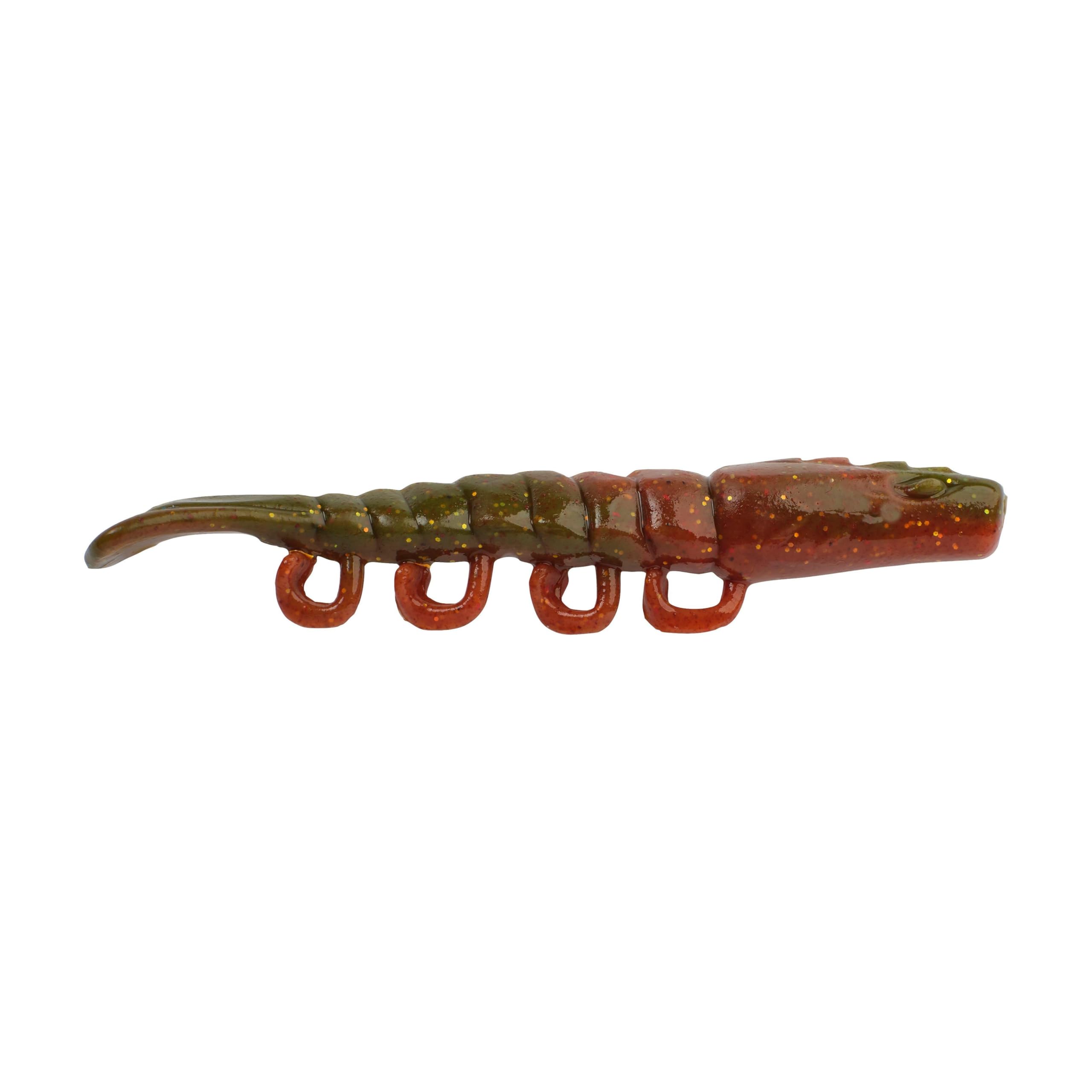 Berkley Gulp!® Salzwasser-Turbo-Garnele; Weichköder-Angelköder für Salzwasser-Raubfische; Garnelen-Imitation mit vibrierenden Beinen; schnelles oder langsames Einholen, 7,5cm, perlweiß