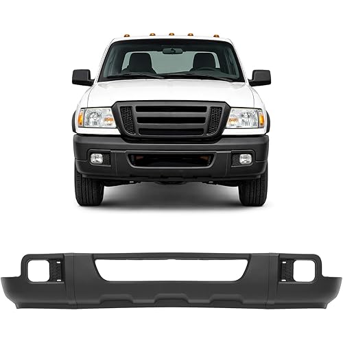 KUAFU Front Bumper Valance Compatible with 2006-2007 Ford Ranger Replacement for 6L5Z17626AAA FO1095218 Bumper Lower Valance Plastic(PP) Textured Black