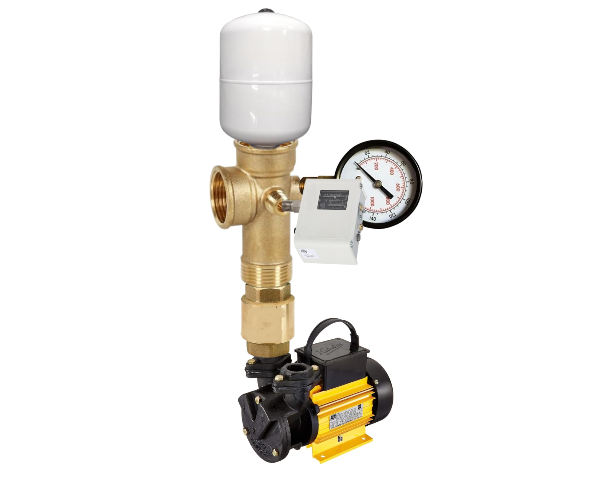 See full amazon price history chart for Kirloskar Vflow 0.5 hp Pressure Pump with 24 Liter Water Pressure Boosting Tank with Accessories Single Phase NRV, 5-way connector, Danfoss switch, pressure gunge, head range up to 30 meter Kirloskar Vflow 0.5 hp Pressure Pump with 24 Liter Water Pressure Boosting Tank with Accessories Single Phase NRV, 5-way connector, Danfoss switch, pressure gunge, head range up to 30 meter (B08Y8X2C9M) Amazon Price History, Amazon Price Tracker