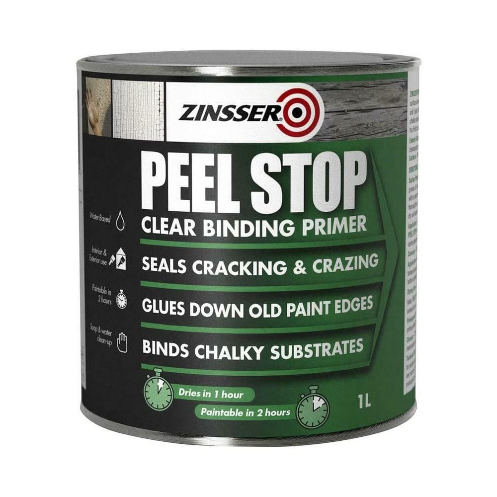 Zinsser Peel Stop 2.5L White - Flexible Bridging Sealer for Peeling & Flaking Paint