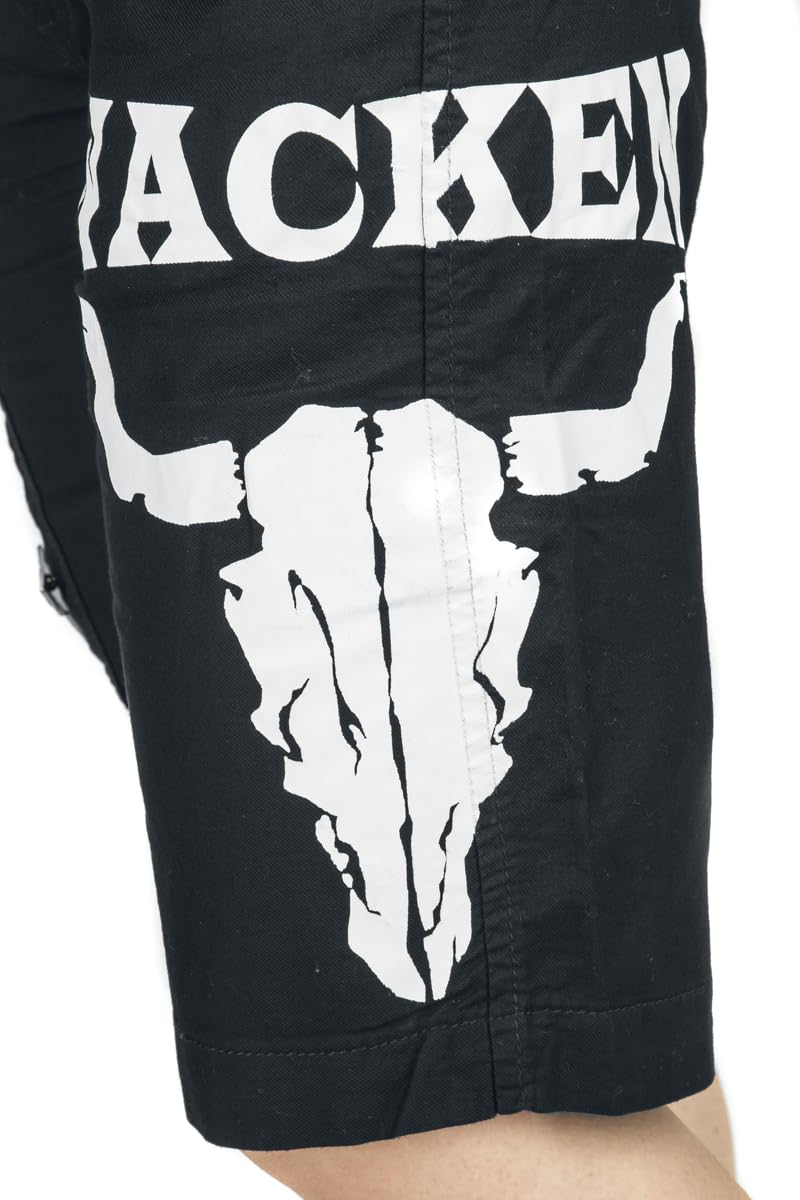 Wacken Open Air Wacken Frauen Short schwarz Band-Merch, Bands
