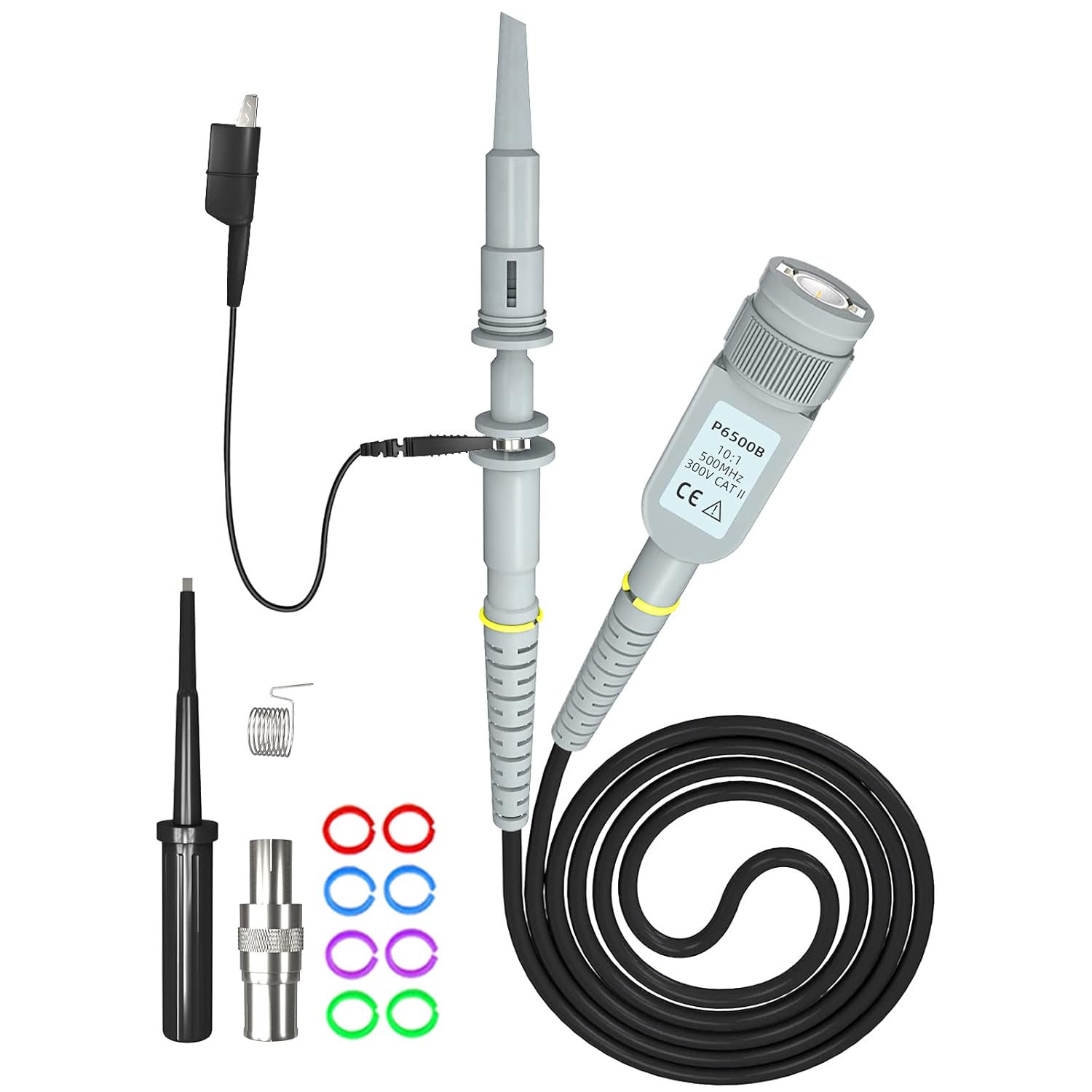 Goupchn 500Mhz Oscilloscope Clip Probe 10x P6500B High Precision with