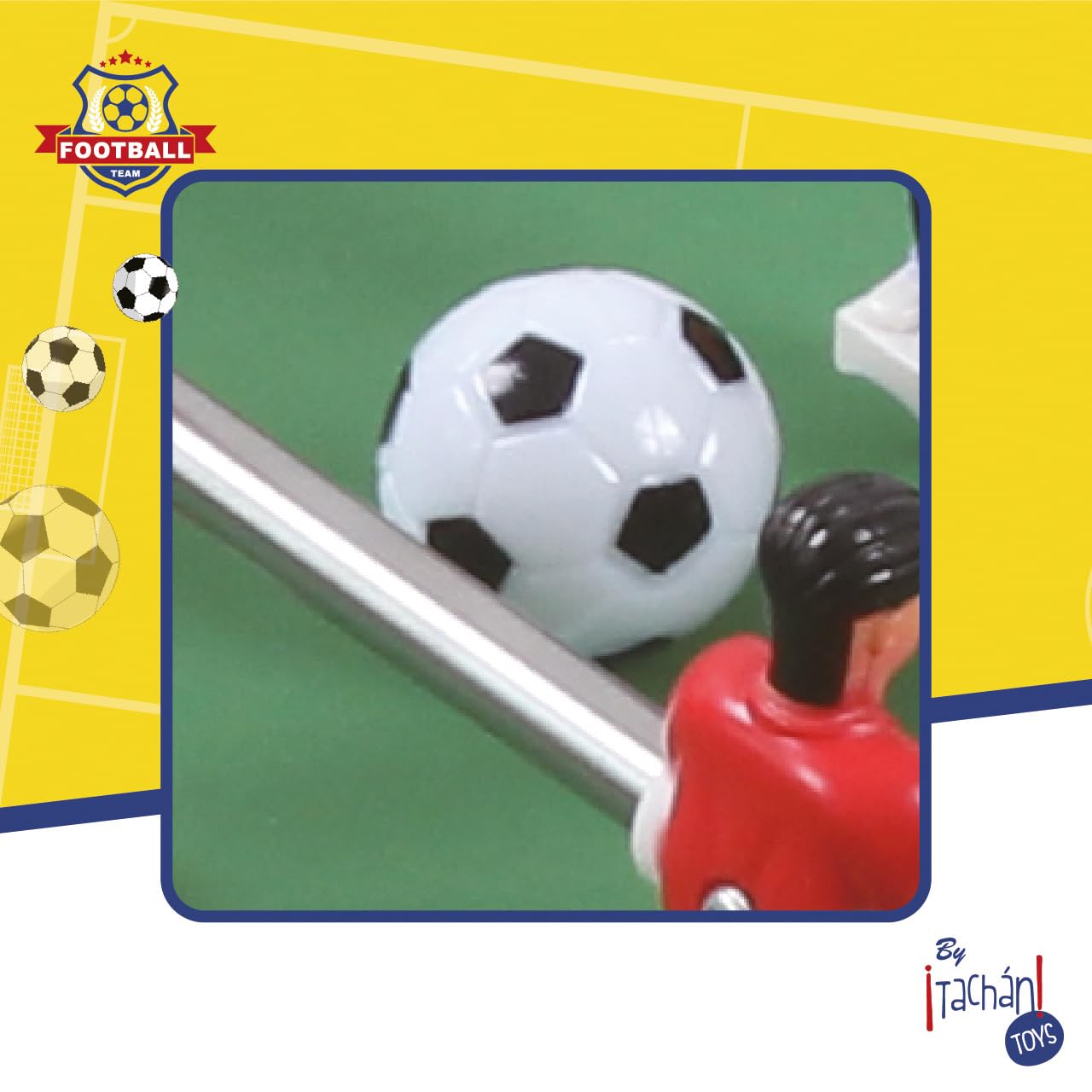 Tachan- Futbolín, Color marrón/Verde (CPA Toy Group 7322035), a partir de 14 años.
