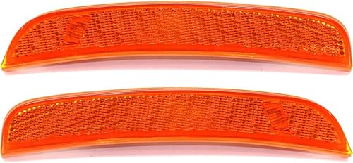 KarParts360 Para Dodge Charger 2015 2016 2017 2018 Conjunto de luz de marcador lateral para conductor y pasajero, par LED con bombillas sustituye a