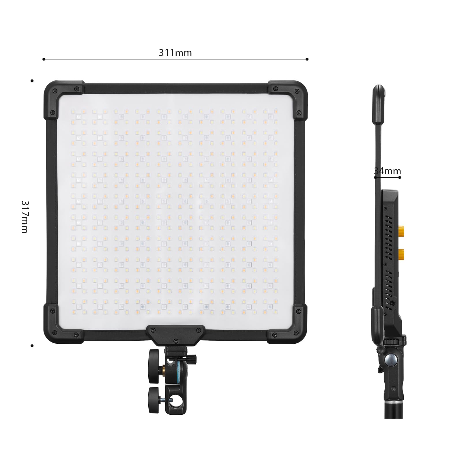 GODOX Luce Video RGB Luce Fotografia LED Luce Video Alloggiamento Lega