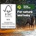 Yugi Green Baby Wipes – Unscented, Compostable, Biodegradable, Plant-Based, Fragrance-Free, for Sensitive Skin & Babies – 12 Packs of 72 (864 Count)