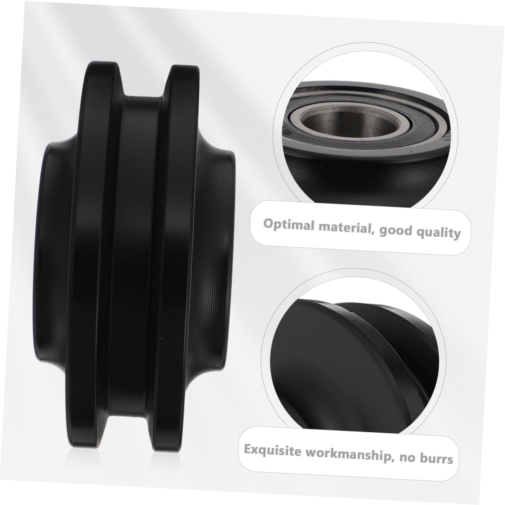 Generic 1pc Hanging Rail Track Wheel Elbow Pads Volleyball Track Hanging Pulley Wheel Shower Door Rollers Sliding Barn Door Hardware Barn Door Wheel Accessories Nylon Plastic Sliding Door