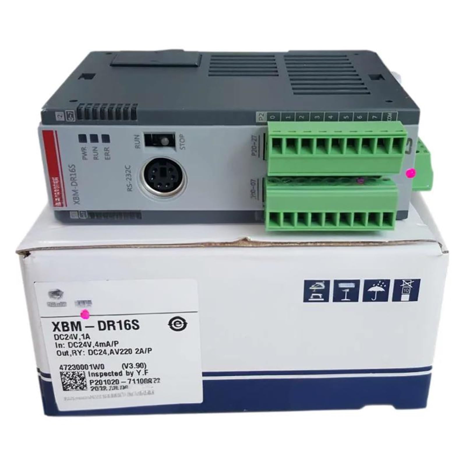 ZVQYSGIW 1pcs XBM-DR16S 8 Input 8 Output Relay Controller