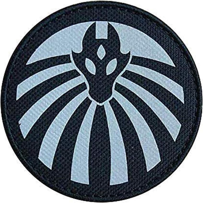 SCP Foundation Special Containment Procedures Mobile Task Forces Epsilon-11 “Nine-Tailed Fox” Reflective Patch Military Hook and Loop Tactics Applique Morale Badges