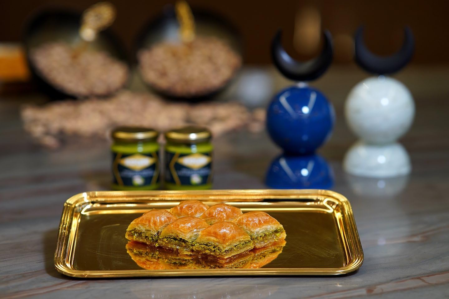 Gaziantep Koçak Baklava à la pistache turque 30 pièces, 1.00 kg (Lot de 1)