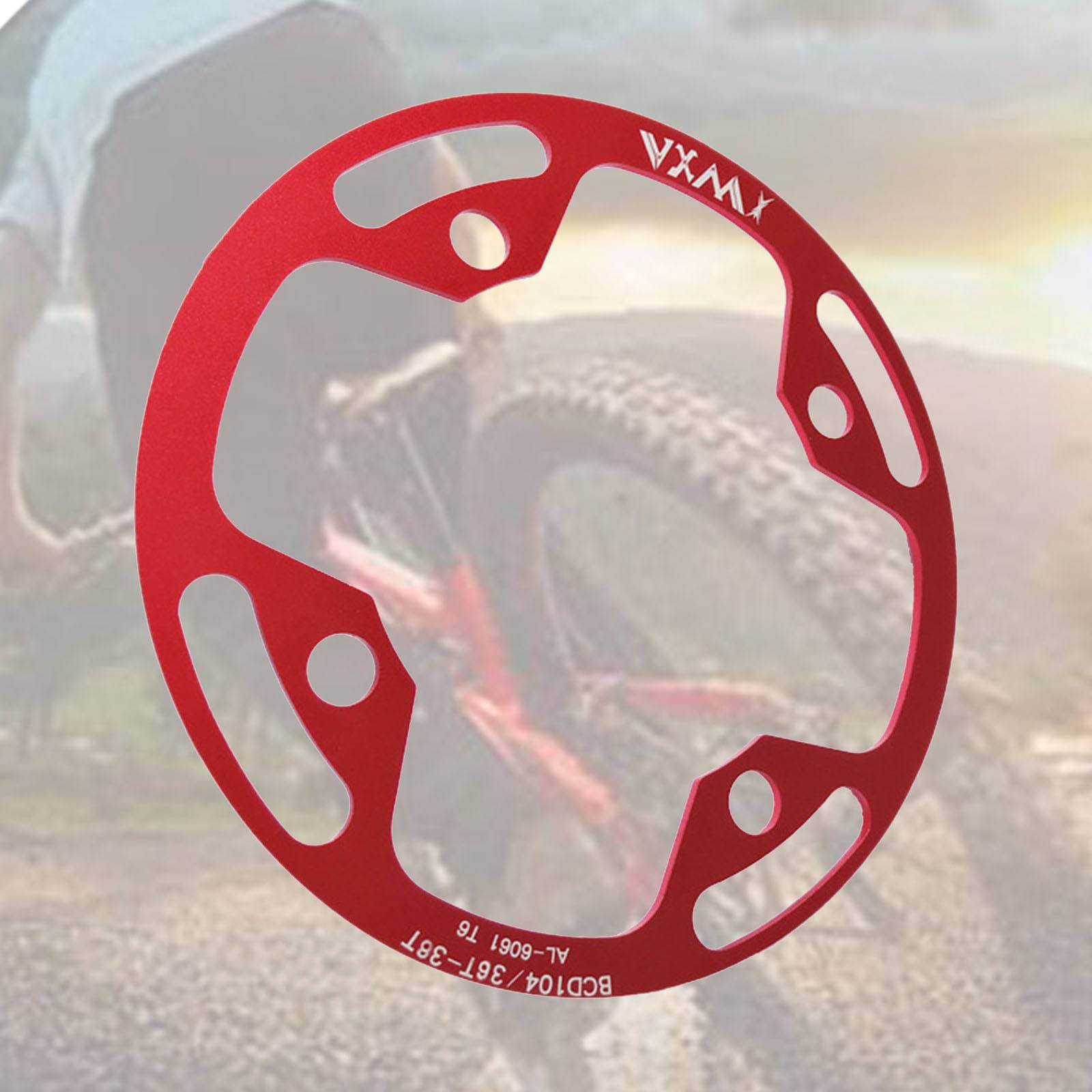 Protection De Plateau VTT 104 BCD – Alliage Alu, 34-36T, Anti-Choc, Avec Vis Et Rondelles