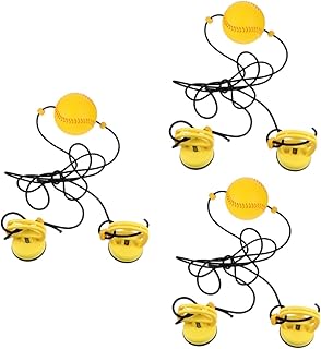 BESPORTBLE 3 Pçs Bola De Reação Equipamento De Treinamento De Rebatidas Bola De Perfuração Saco De Pancadas De Treinamento Reflexo Bola Otário Acessório De Treinamento De Bola De Boxe Bola