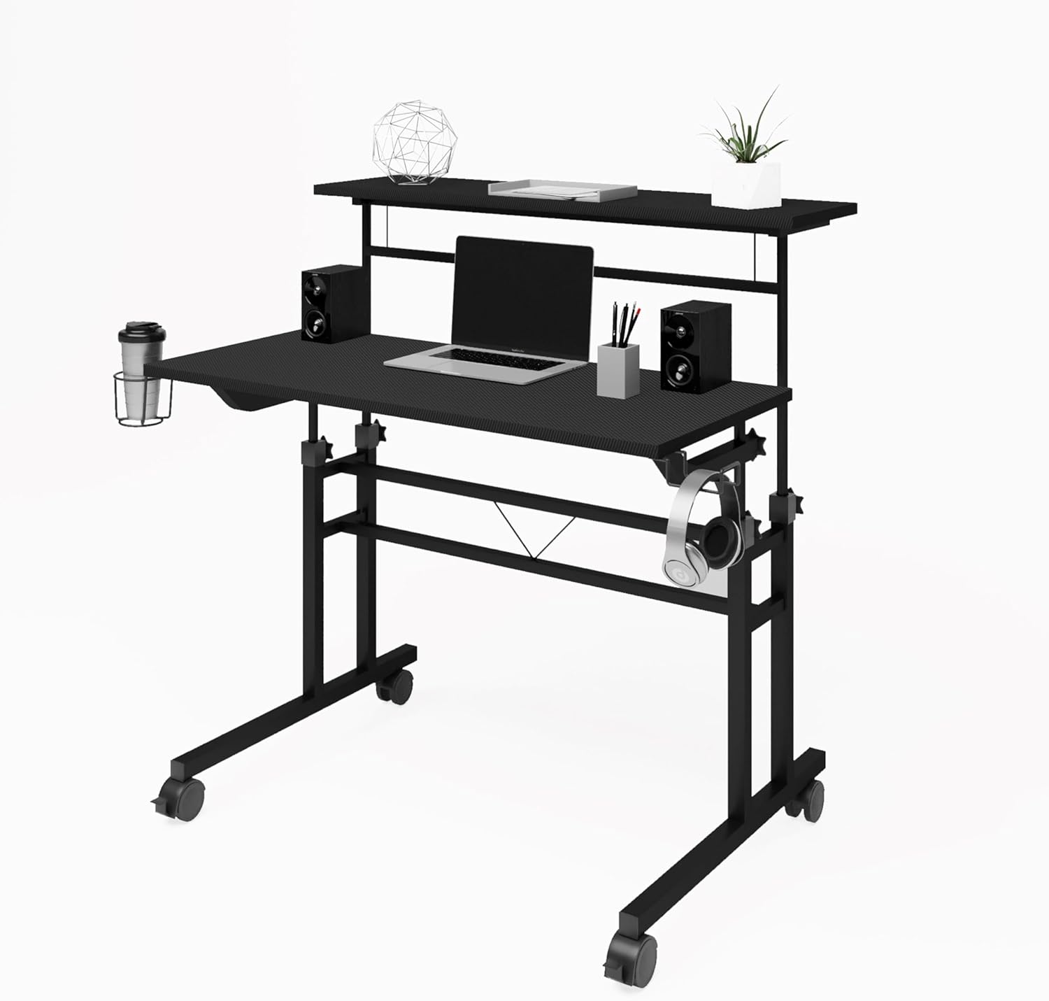 Techni Mobili RTA-3800SU Desk, Black