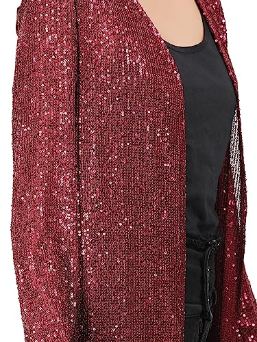 Image of Women's Long Power Net Sequinned Shrug