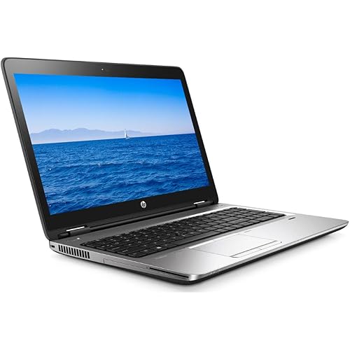 HP ProBook 650 G3 15.6"" HD, Core i5-7200U 2.5GHz, 16GB RAM, 256GB SSD, Windows 10 Pro 64Bit, CAM, Black (Renewed)