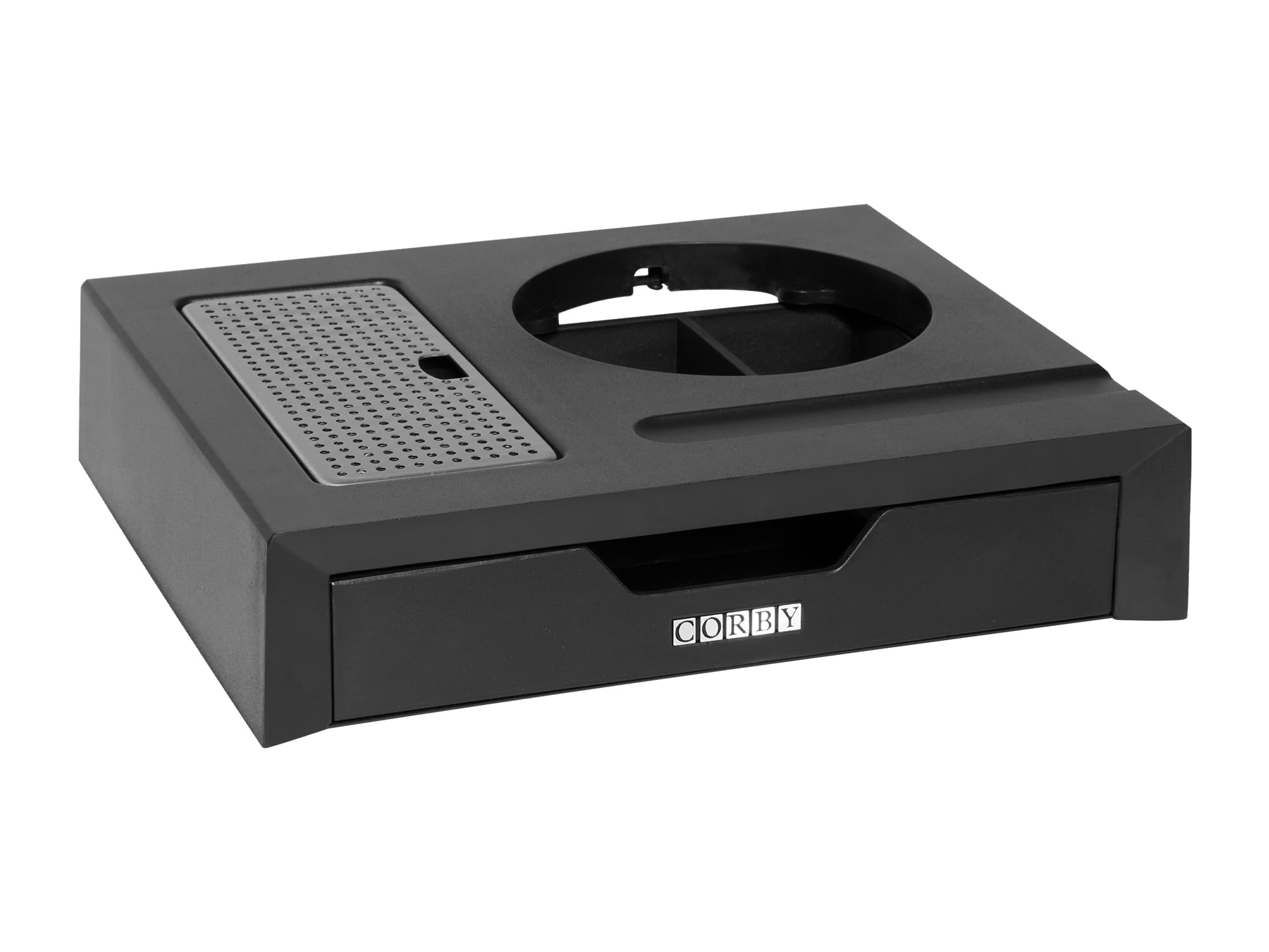 Corby Canterbury Drawer Welcome Tray in Black