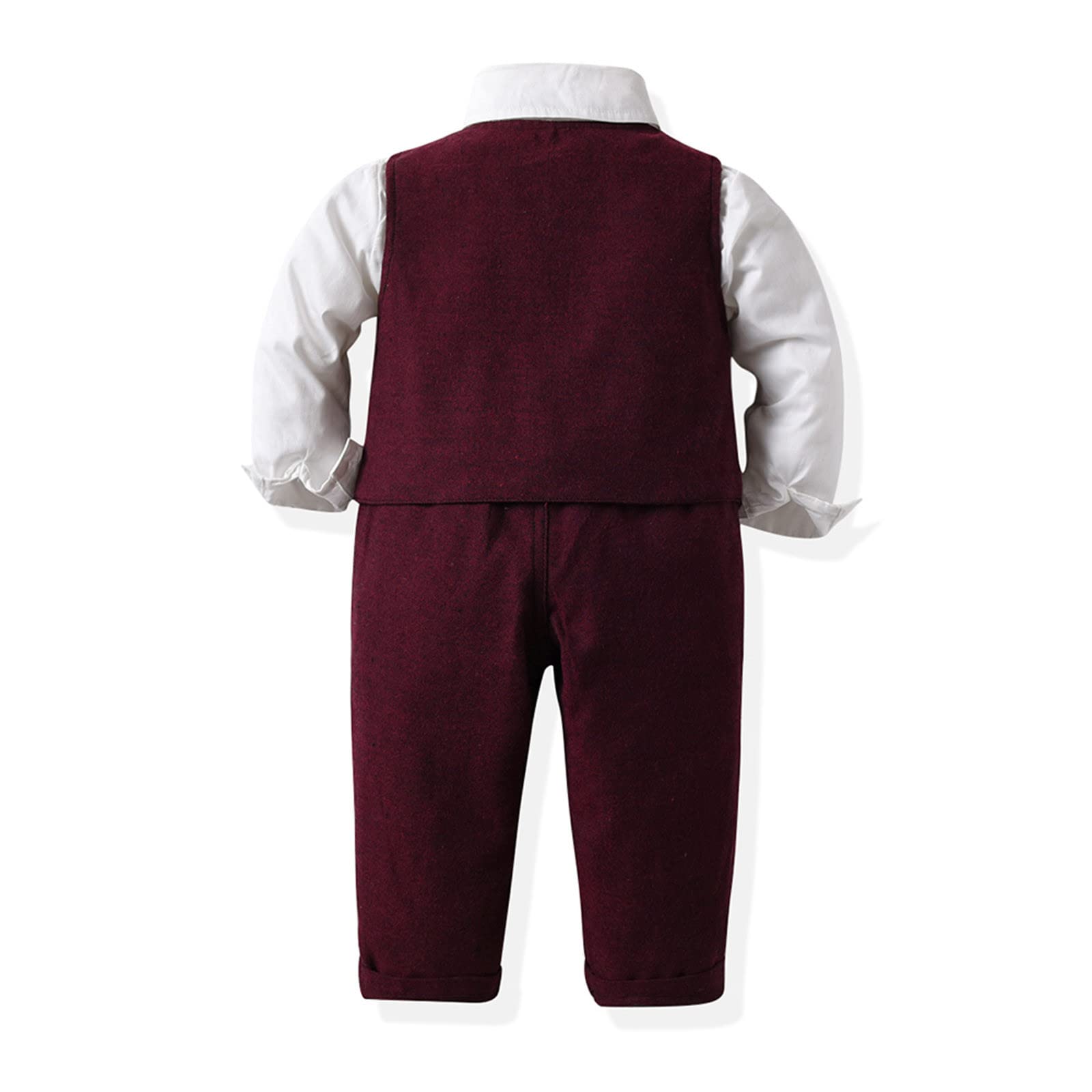 Generico Abiti Bambini, T-shirt A Maniche Lunghe Da Bambino Per Tops Gilet Cappotto Pantaloni Bambino Da Gentiluomo, Taglie Grandi Disponibili