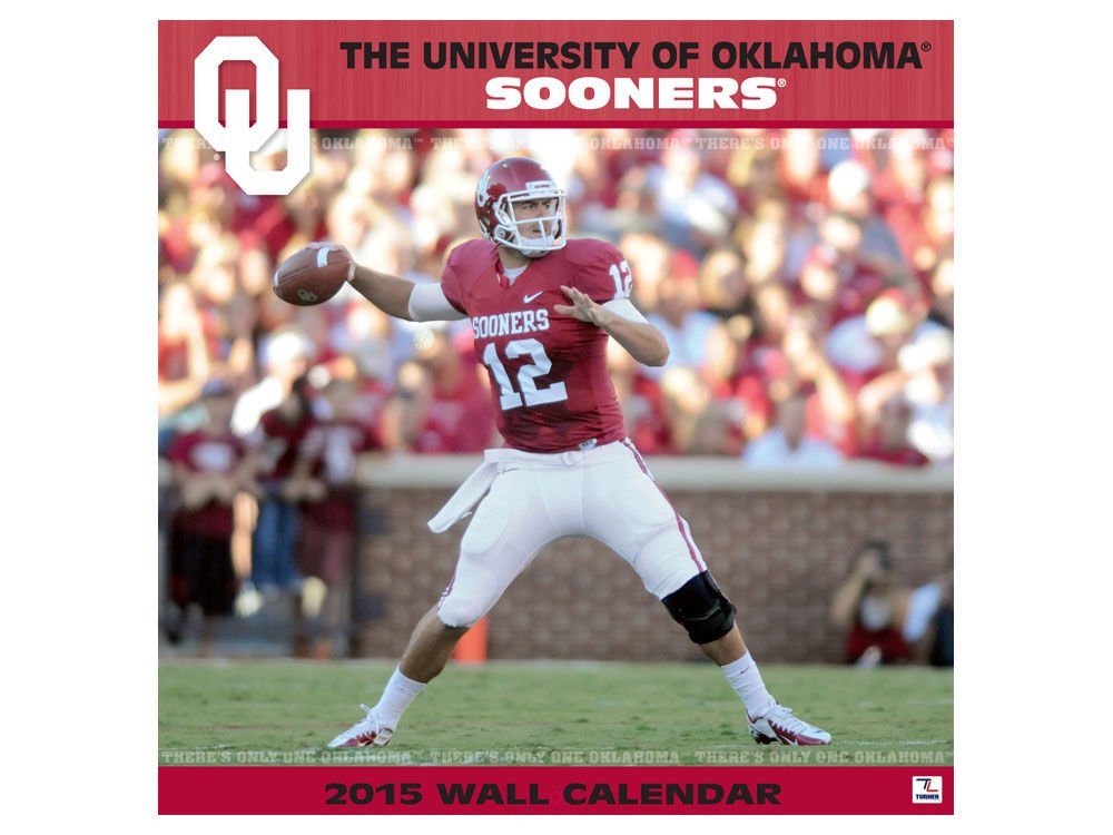 Turner Perfect Timing 2015 Oklahoma Sooners Team Wall Calendar, 12 x 12 Inches (8011600)