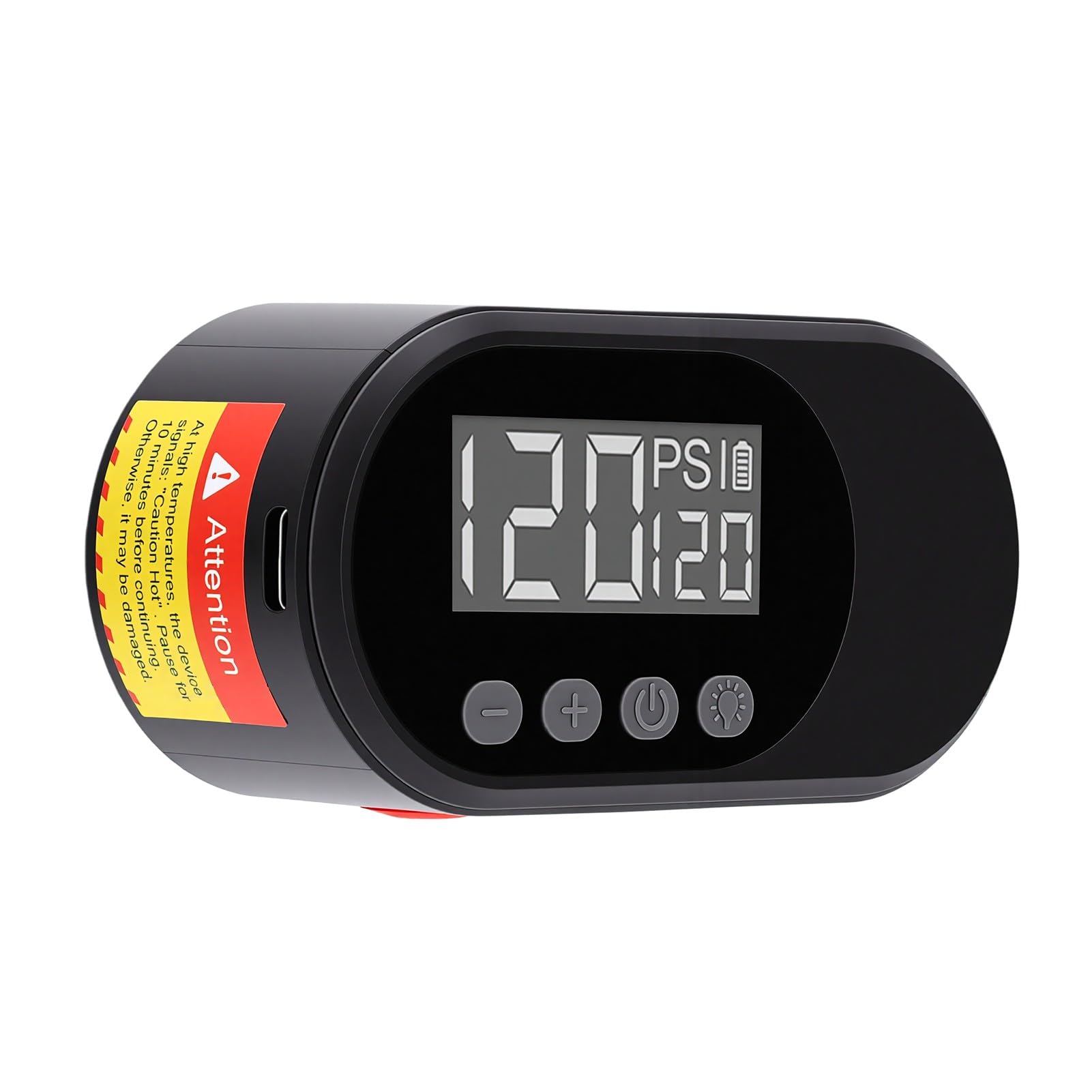 Irfora Pompe à Air électrique Portable pour Mini Vélos, Gonfleur de Pneus Compact avec écran LED Intelligent, adapté aux Vannes Presta et Schrader
