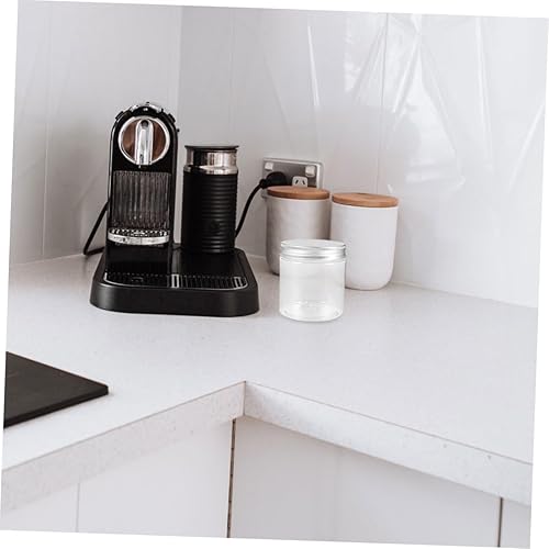 Miniatura 4 de DOITOOL 6 tarros de aluminio con tapa para botella con tapa, latas de gelatina de frutas, botellas de masón, latas vacías rellenables, mini tarros