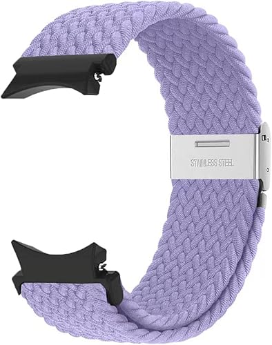 Correa de nailon trenzada compatible con Samsung Watch 5 Pro de 1.73 pulgadas, Galaxy Watch 5 Watch 4 de 1.57 pulgadas, 1.73 pulgadas, 1.73