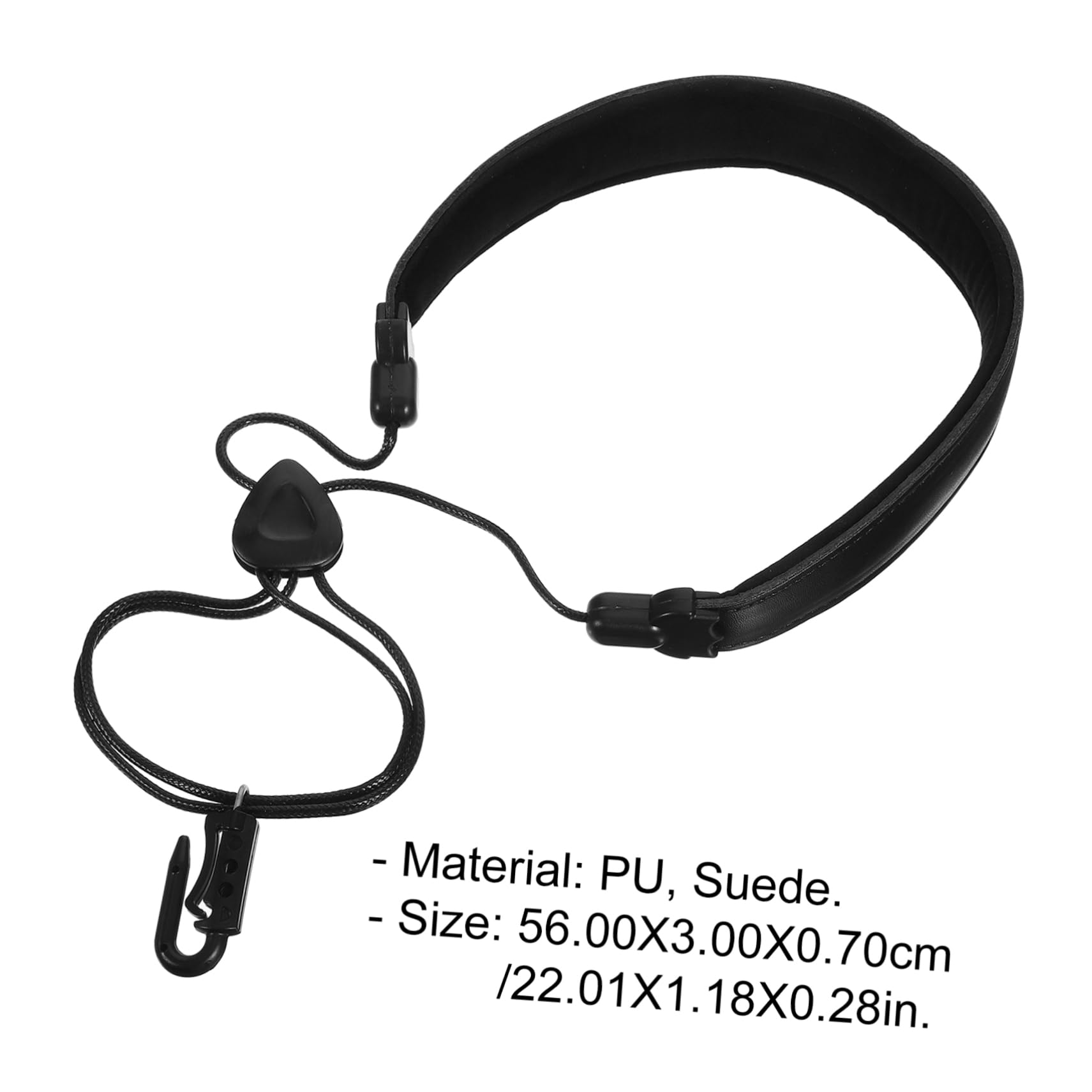 Yardwe 1 PC Thickened Saxophone Strap Comfortable Shoulder Neck Harness for Alto Tenor Saxophones Durable Design with Buffer Decompression for Easy Carrying