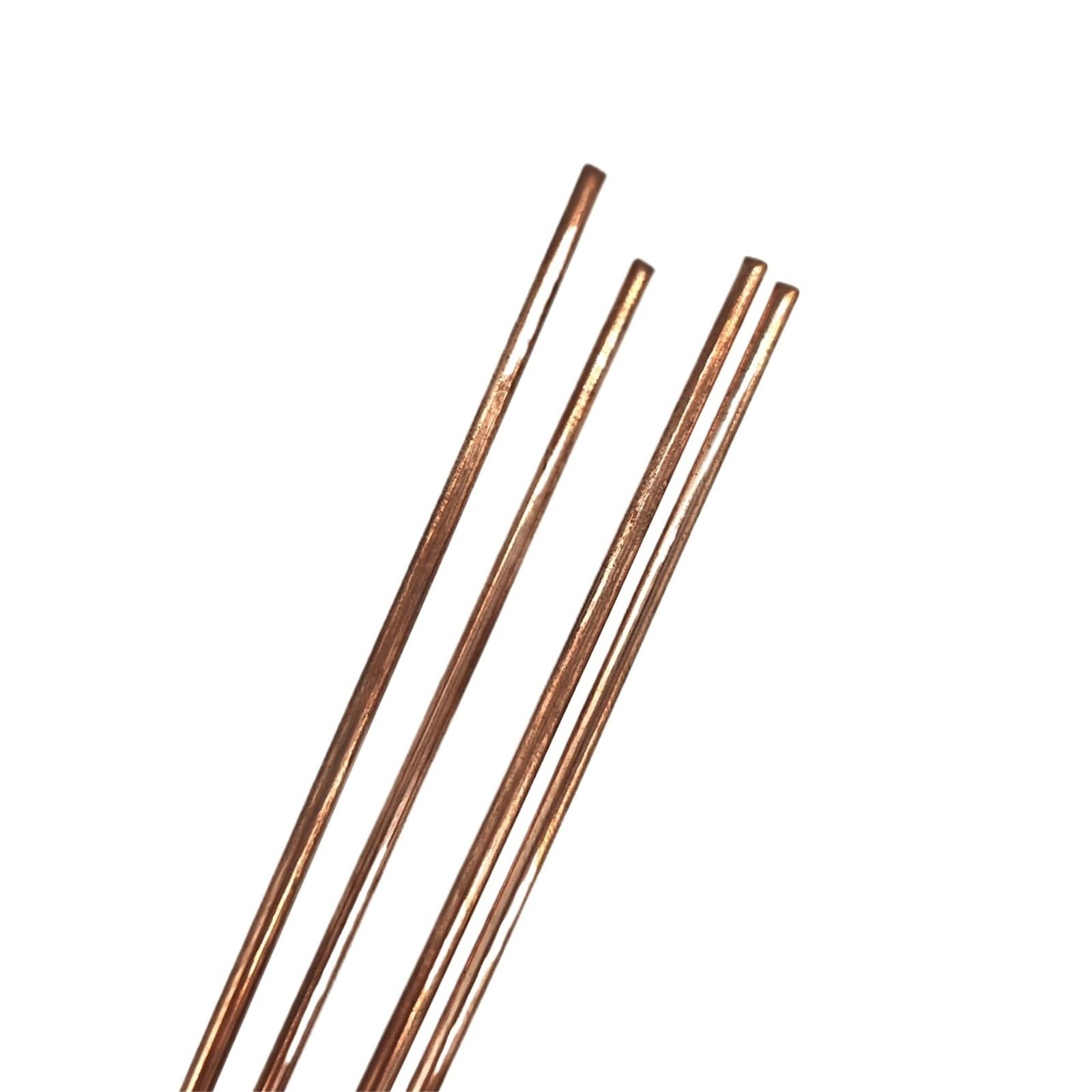 Bacchette for saldatura in ottone da 1 kg Elettrodo in rame fosforoso for saldatura senza flusso richiesto Strumento di saldatura professionale Utensili(3mmx50cm)