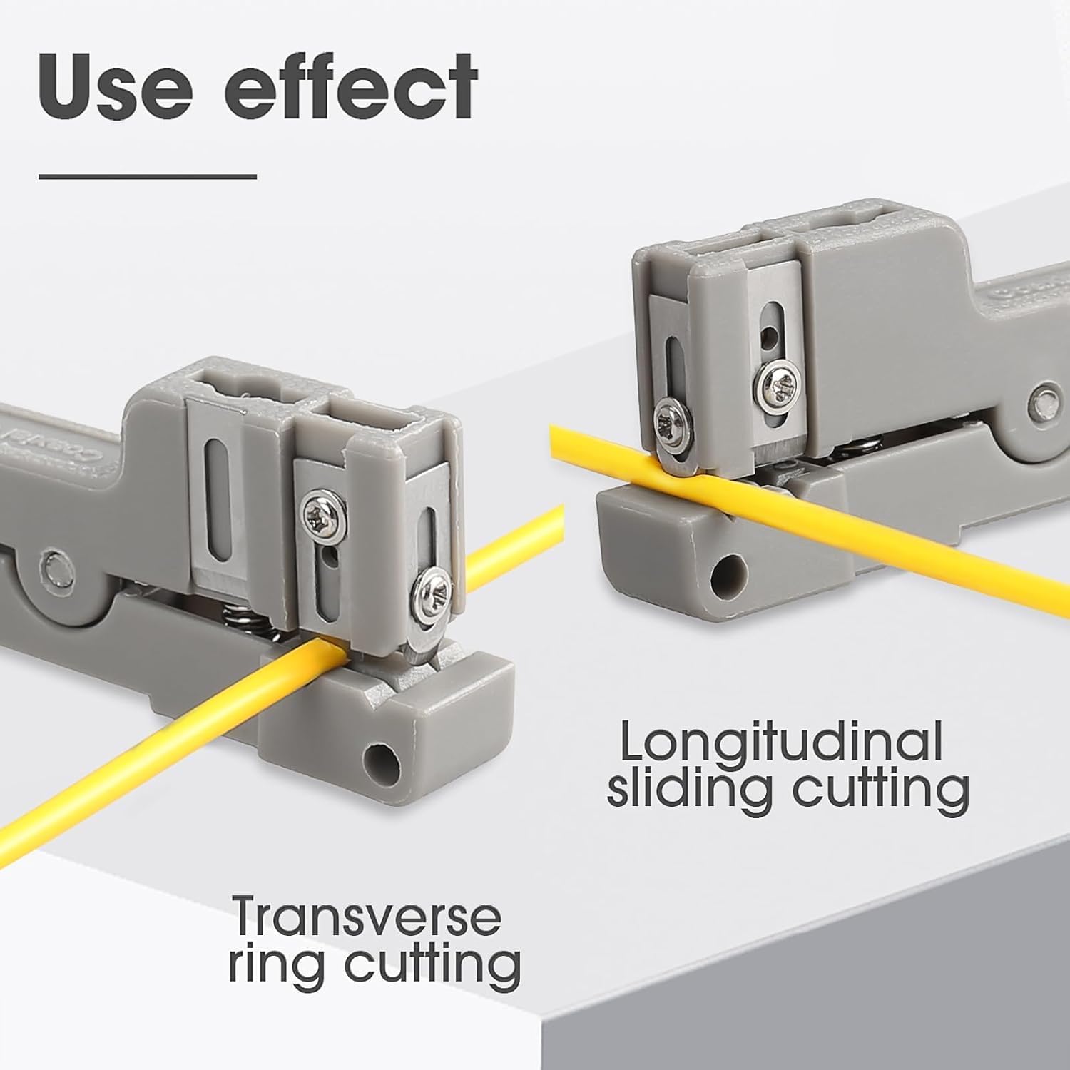 3pcs Fiber Optic Coaxial Cable Stripper 45-162&45-163&45-165 suitable for wire diameters of 0-7.9mm Fiber Transverse Loose Tube Stripper Fiber Optic Cable Stripping Cleaver Slitter