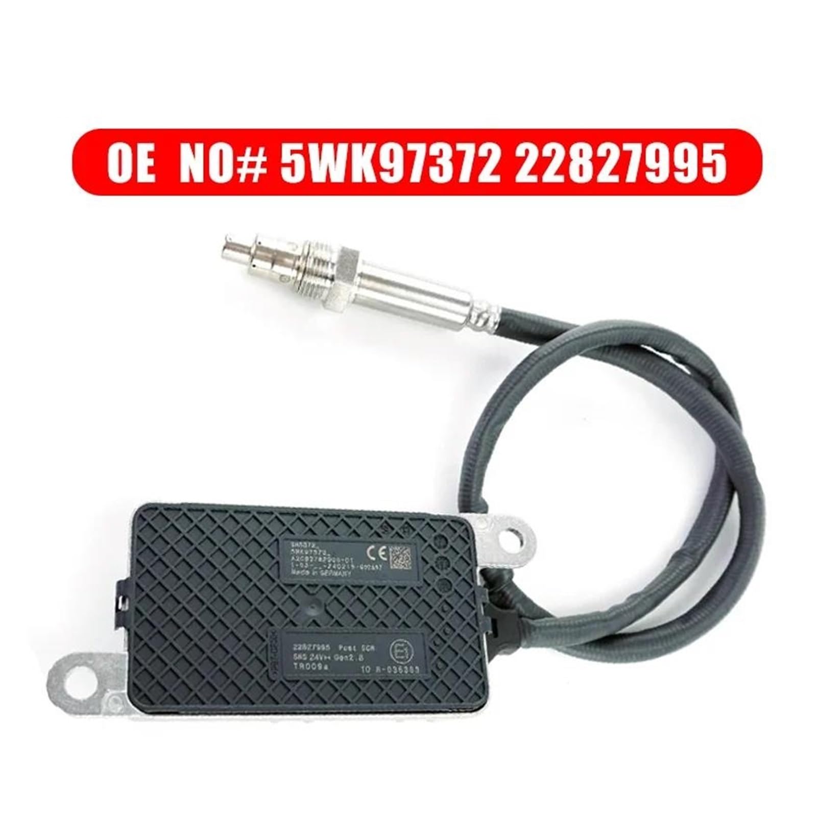 Sonda del Sensor Nox Sensor De Nitrógeno Y Oxígeno NOx 5WK97372 Para Volvo Camiones Para EURO 6 FH4 FM4 24V FE FH FL NH FM 22827995 Sensor Óxido Nitrógeno
