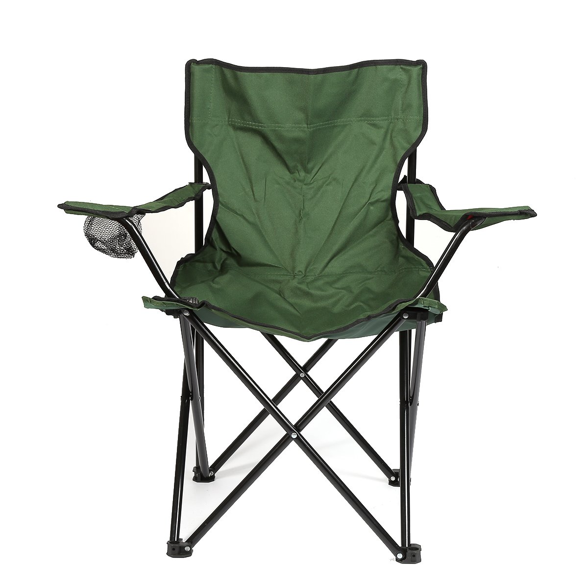 Tectake Chaise De Camping Pliable, Avec Rembourrage Gris Pas Cher