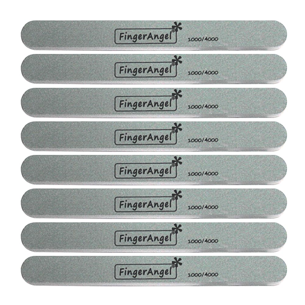 20PCS Nail File Polisher Smooth and Shiny Nail Buffer for Natural Nails Cushion Nail File 1000 and 4000 Grit