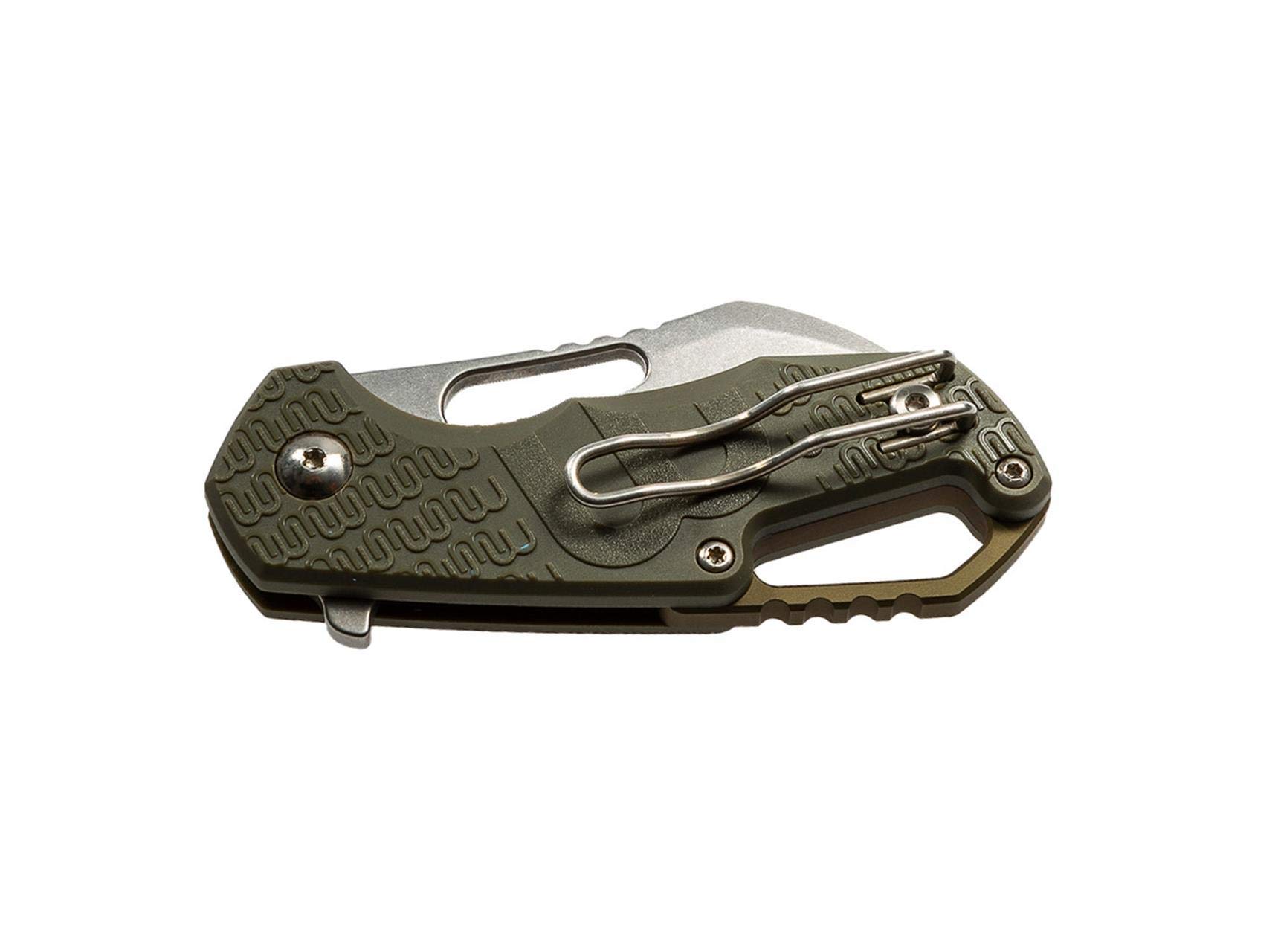 MKM Unisex – nóż kieszonkowy dla dorosłych, zielony, 14,5 cm