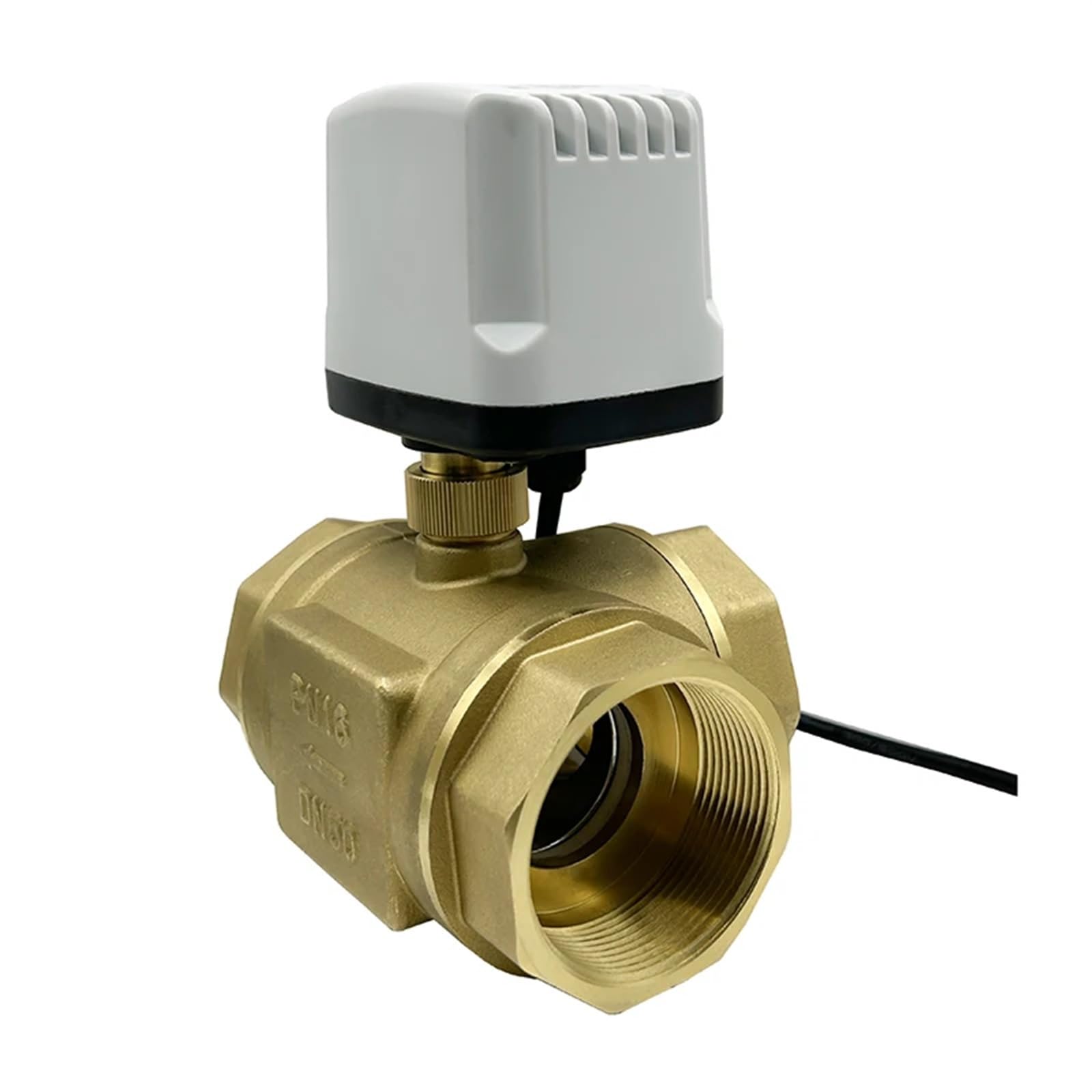 1/2 '' 3/4 '' 1 '' 2 Pollici IP65 Impermeabile valvola a Sfera motorizzata in Ottone 2 Fili T Tipo valvola a Sfera elettrica a 3 Vie(12vdc-Normally Closed,1 inch)