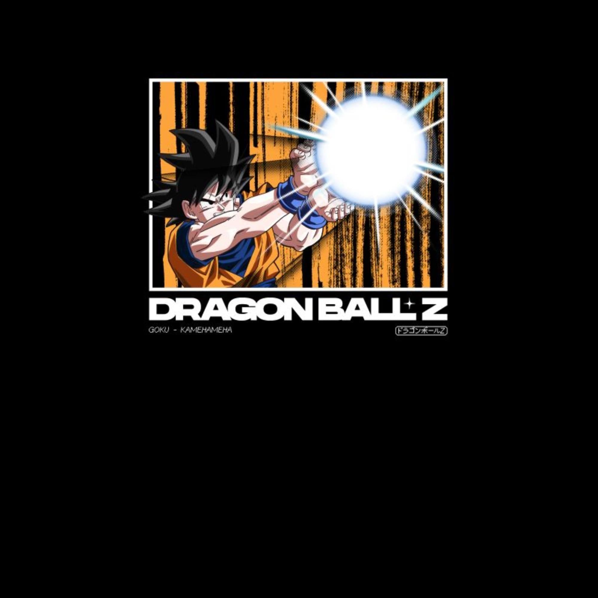 Zavvi Unisex Multi Official Dragon Ball Z Kamehameha Profile Adults T-Shirt - Black - L