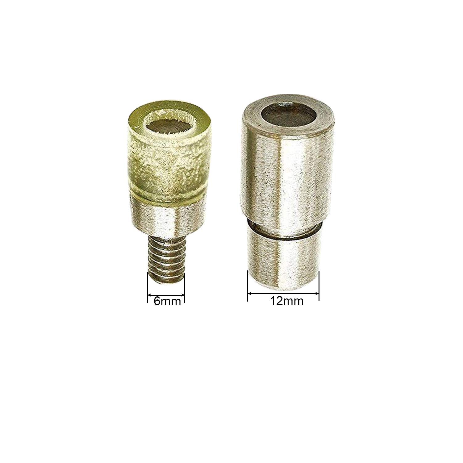 Trimming Shop Double Cap Rivets Fixing Dies for Universal Blue Hand Press Machine for DIY Crafts Projects, Repair & Replacement, Clothing, Dog Collar, 8mm