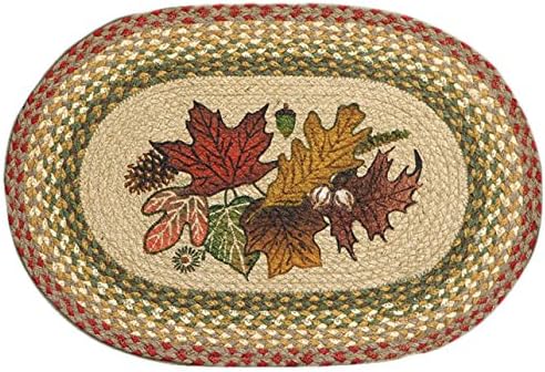 Earth Rugs 48-024AL placemat, 13 x 19, Brown