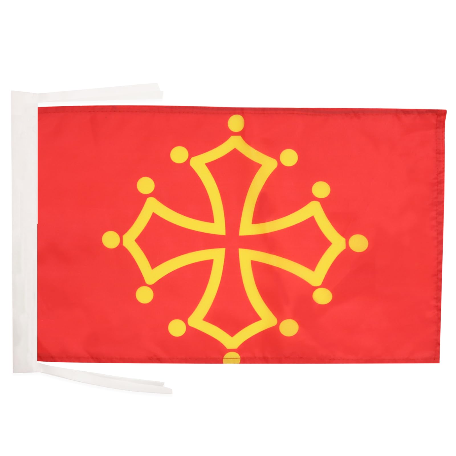 AZ FLAG Bandera de la Ciudad DE Barcelona 45x30cm - BANDERINA BARCELONESA 30 x 45 cm cordeles — view 215