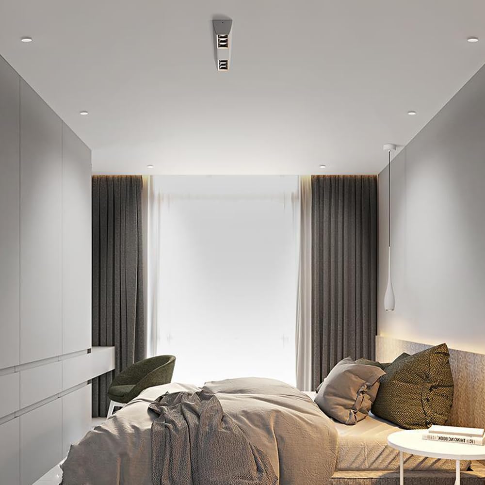 Faretti da incasso, faretti da soffitto, faretti da soffitto bianchi, faretti da superficie, illuminazione d'accento, faretti rettangolari da soffitto, faretti semi-incassati, faretti direzionali(3000