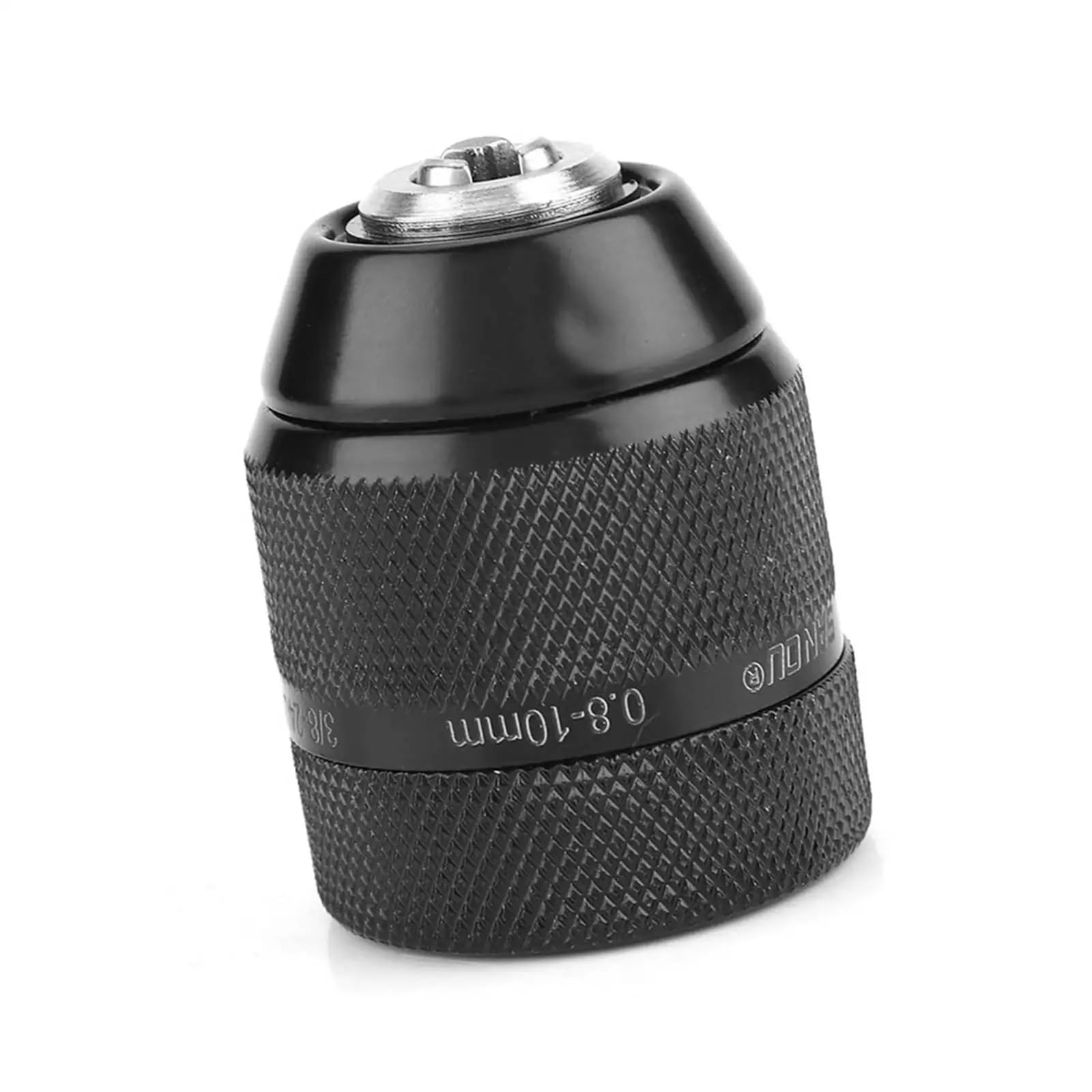 Gwint 3/8 cala 0,8 mm-10 mm bezkluczowy metalowy uchwyt wiertarski do ręcznego uchwytu wiertarskiego elektrycznego akcesoria