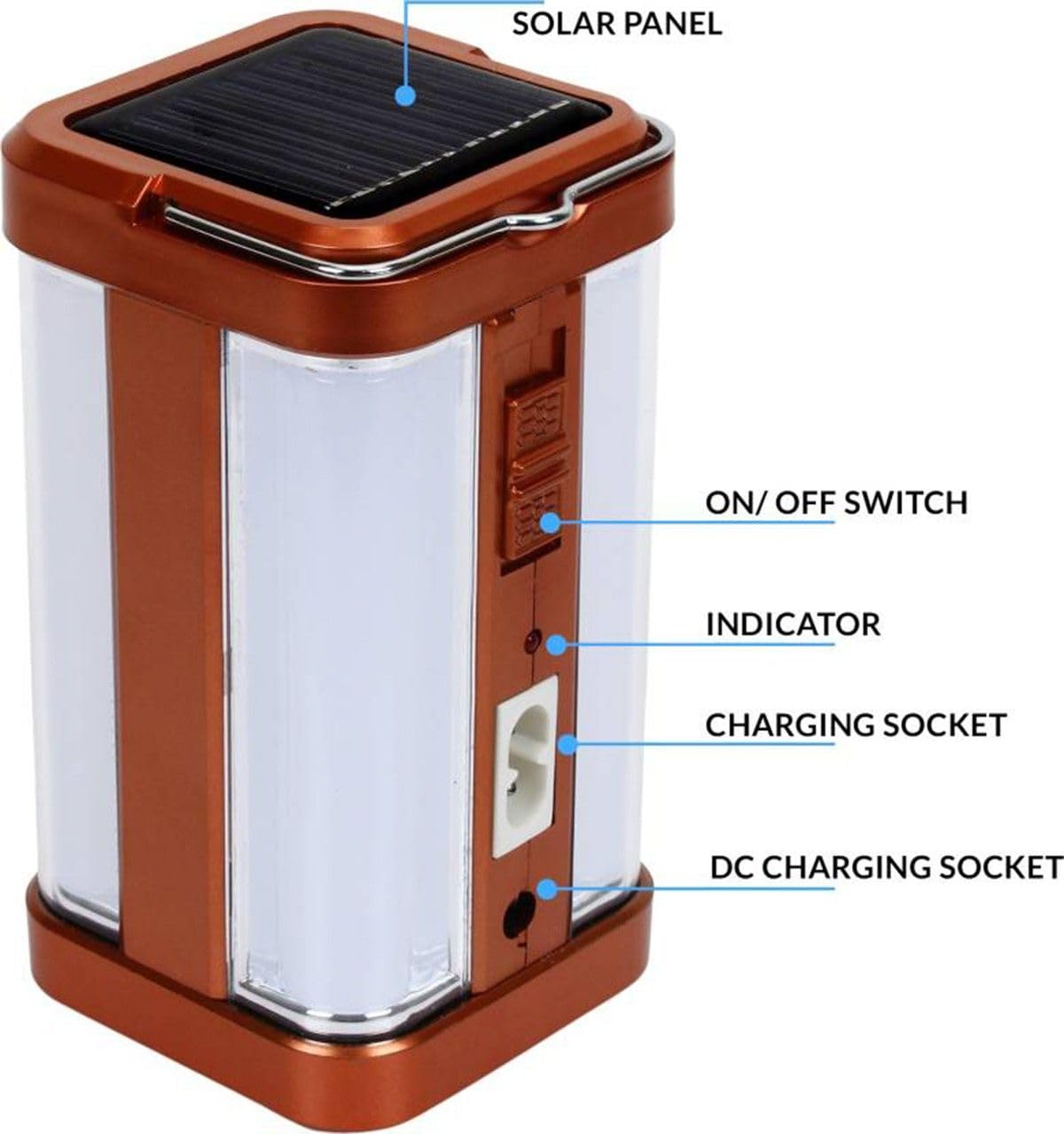 Emergency Lantern - 7 Hours Backup, Solar & Electric -3 Emergency Lantern - 7 Hours Backup, Solar & Electric -3