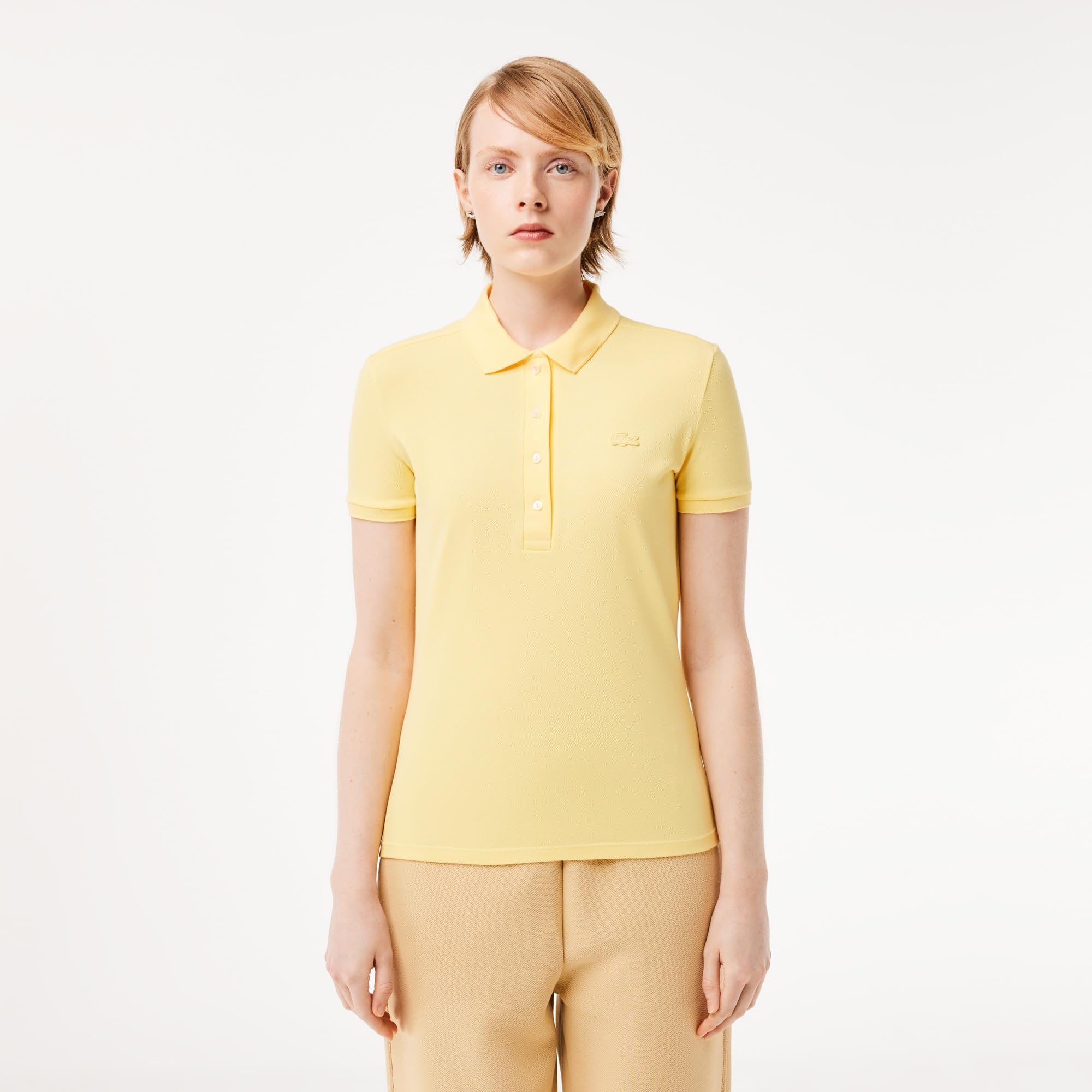 Lacoste L.12.d Short Sleeve Slim Fit Polo L.12.d Polo Slim Fit a Maniche Corte Donna (Pacco da 1)