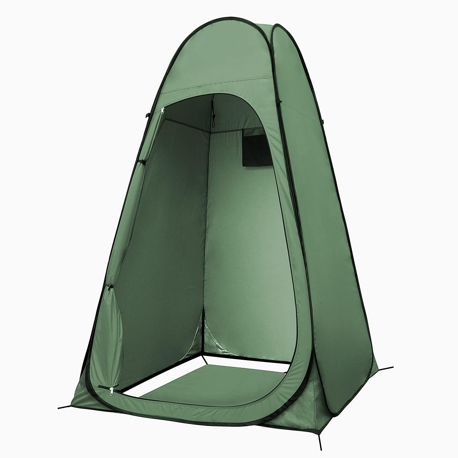 Tente de Douche Camping, Pop Up Cabine de Douche, Cabine de Changemen Portable Tentes de Toilette Extérieure Abri de Plein Air, 120×120×190 cm