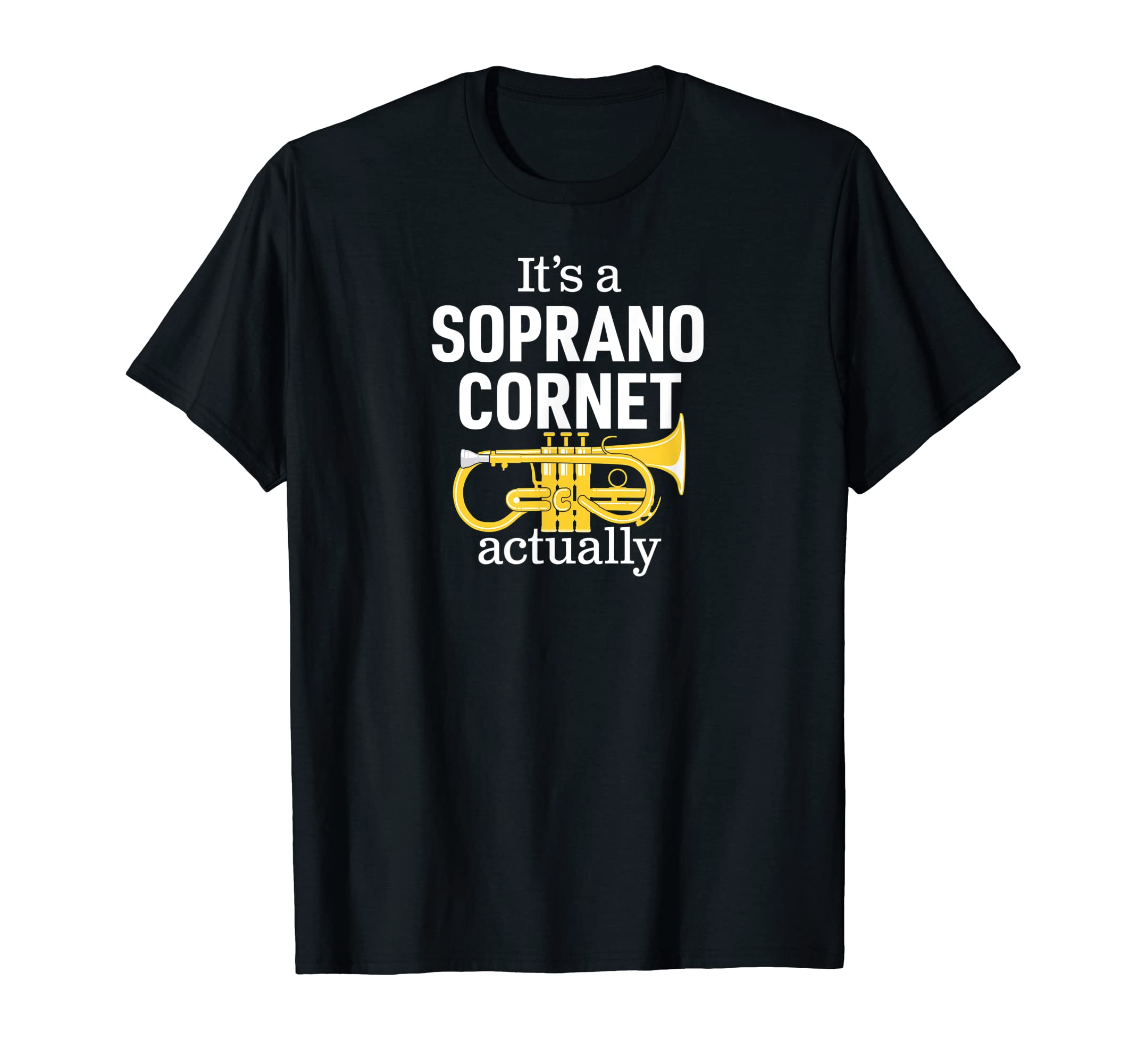 Ptera: For Cornet Players Who Love Brass BandLove Brass Band? Get Funny Cornet Humour A Soprano Cornet T-Shirt